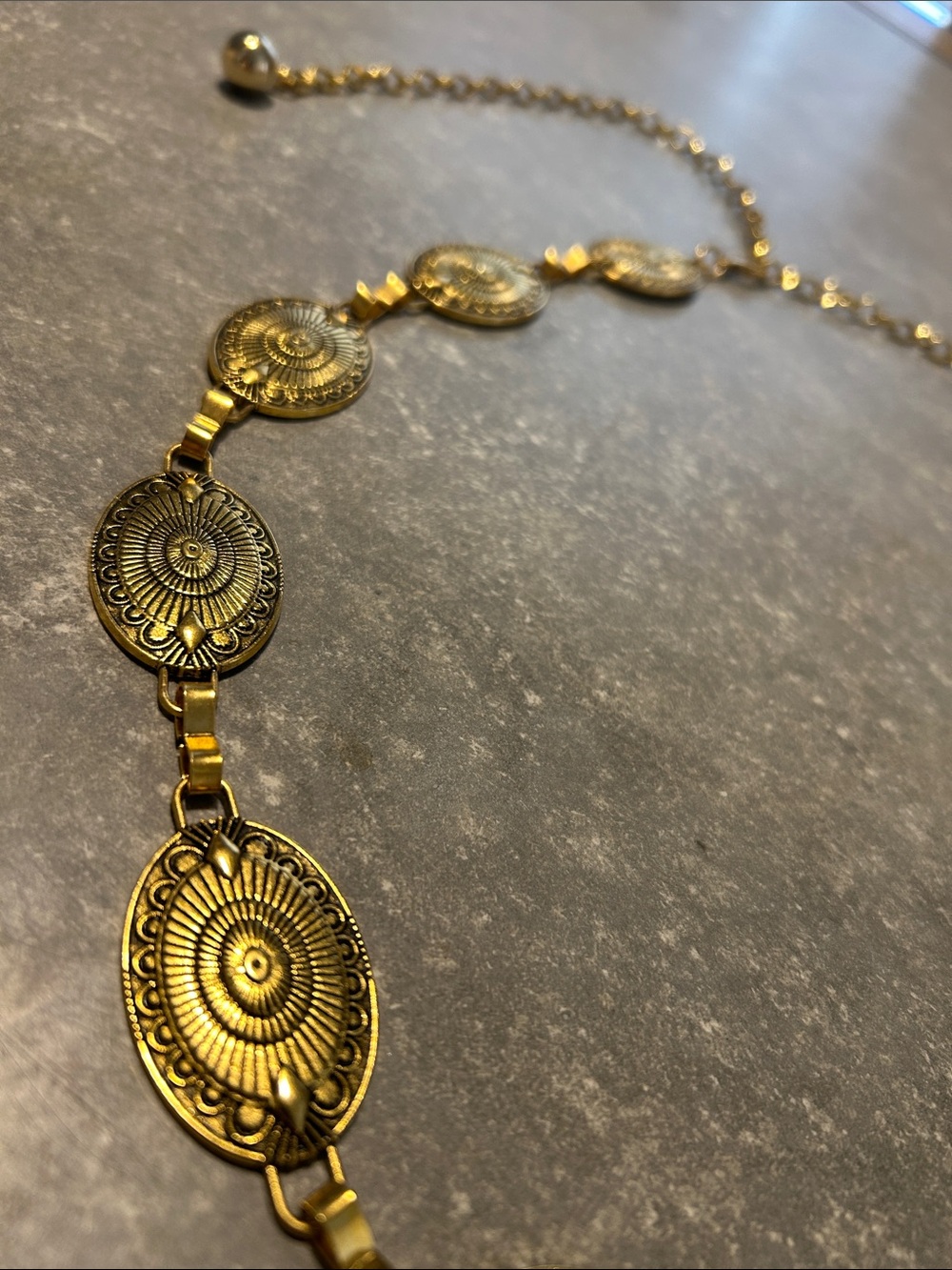 Western Concho Chain belt NEW - Picture 2 of 5